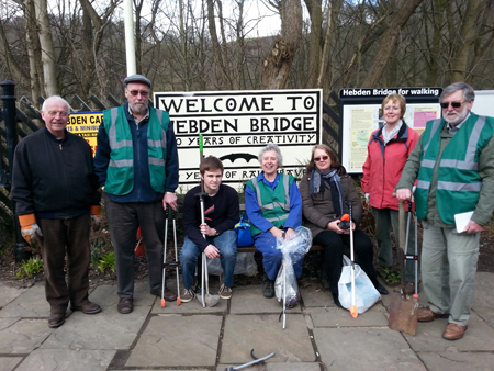 Volunteers for the 2015 Spring Clean Up